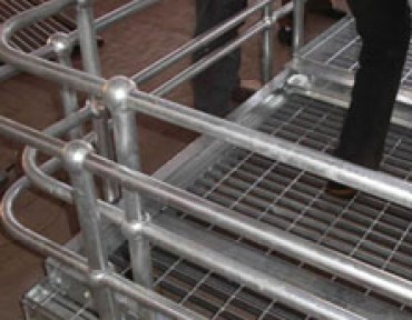 平臺(tái)欄桿球形立柱